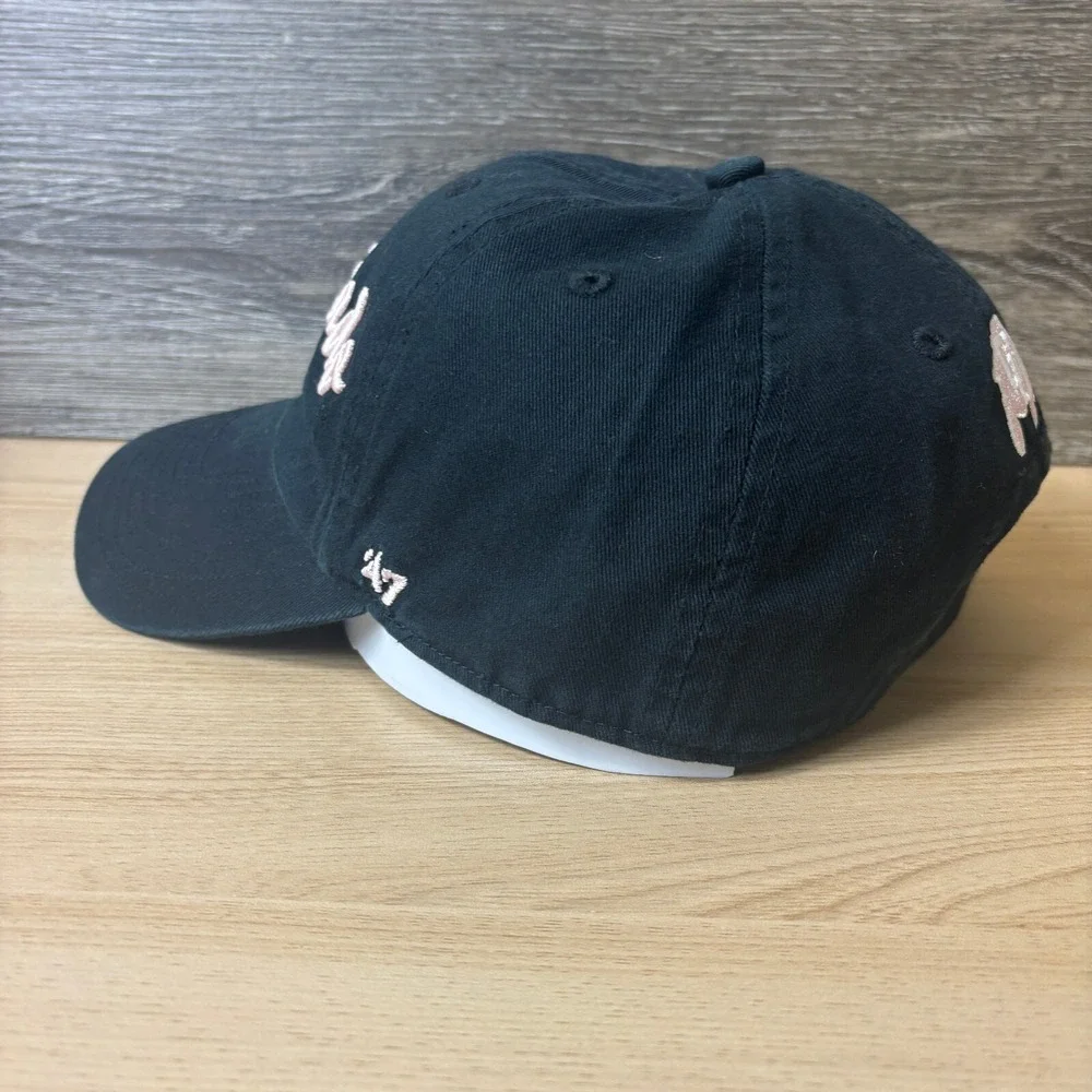 Colorado Buffaloes Hat Cap Strap‎ Back Womens Black Pink Script NCAA Adjustable